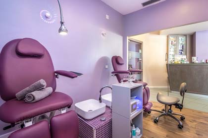 Pedicure room